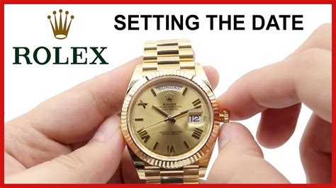 how to change the time on rolex watch|Rolex datejust time adjustment.